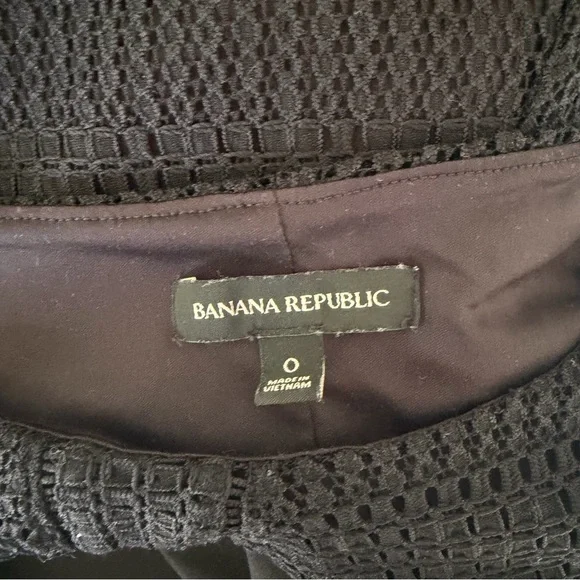 Banana Republic Black Long Sleeve Dress - Picture 3 of 3